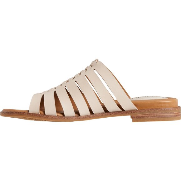 NEW Comfortiva Dasya Slide Sandals - Leather in Beige  For Women 252 - Picture 4 of 5